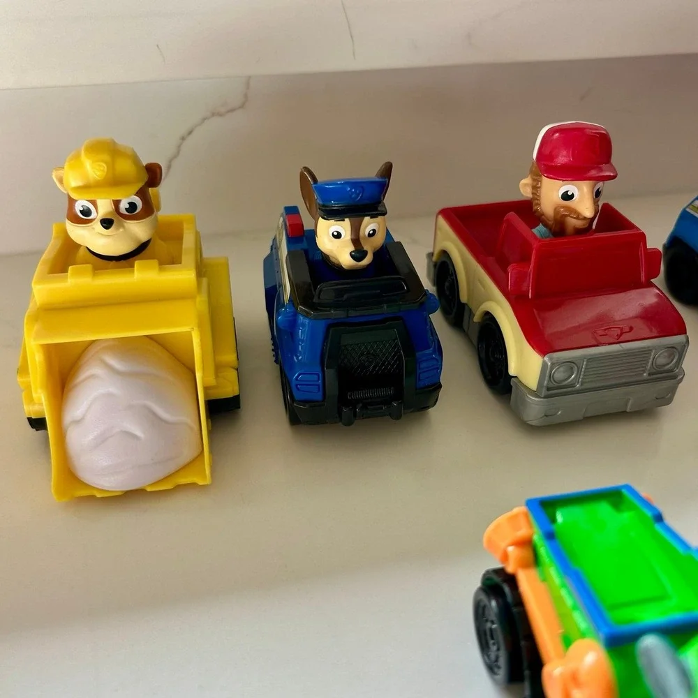 Large Paw Patrol Die Cast Car Lot (21 items) Chase, Marshall, Skye, Rubble